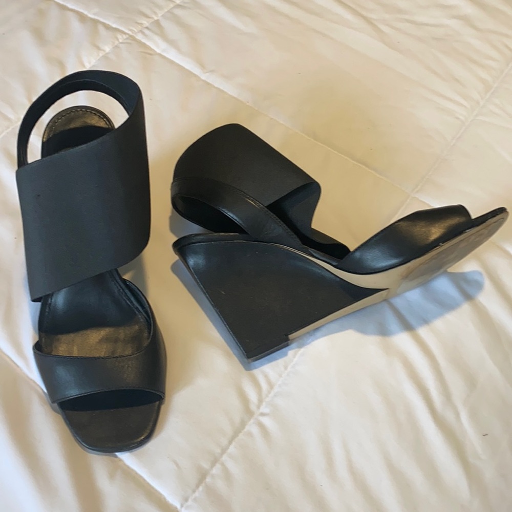 Calvin Klein wedges black size 8